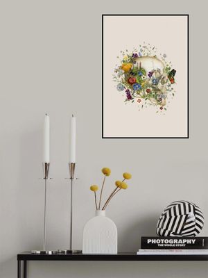 Floral skull