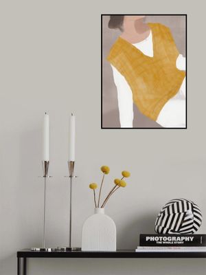 White and Ochre Figurative