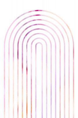 Arching Lines In Soft Pastel Colors
