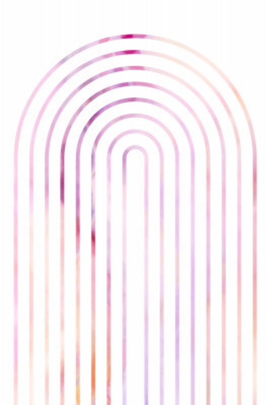Arching Lines In Soft Pastel Colors
