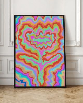 Psychedelic Flower Swirls