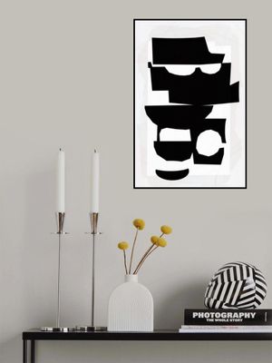 Black and White Cut Out Shapes 1