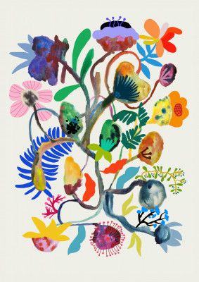 9933x14043 Din 115 Abstract Floral