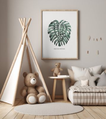 016843 Botanical Monstera Leaf