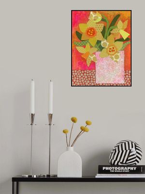 Patchwork Daffodil Still Life