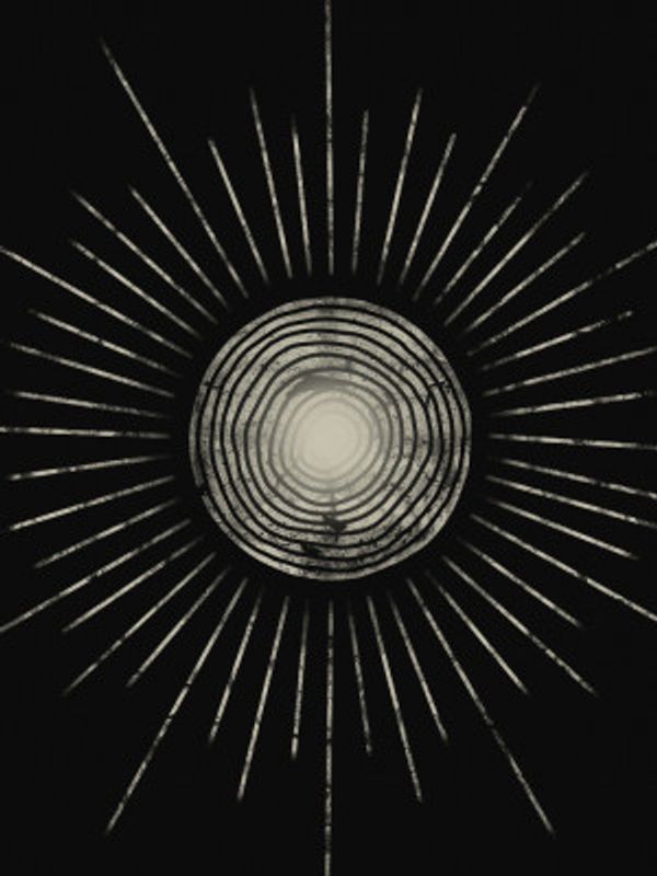 Midnight Sun Abstraction