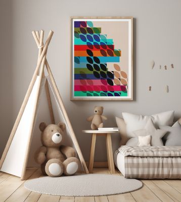 Geometric Shapes And Vibrant Colors