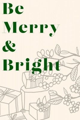 Bows and Baubles: Be Merry &amp; Bright Christmas