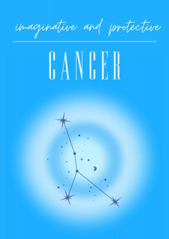 Cancer Zodiac Print Art