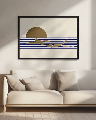 Swimmer Horizontal / Ivoire