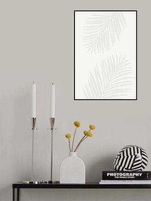 PALM LEAF 13 GRAY PATTERN