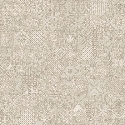 Vintage Tile Pattern Clash Beige