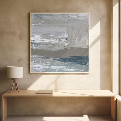 Layers of Gray White and Beige