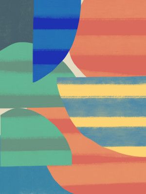 Abstract Stripe Minimal Collage 20