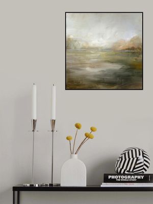 A Tranquil Misty Lake