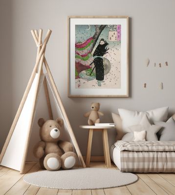 The Moon of Shinobugaoka (1904) By Yoshitoshi Tsukioka