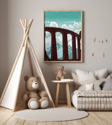 Majestic Mountains And Dynamic Clouds