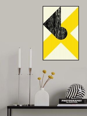 Geometric Shapes and Black Textured