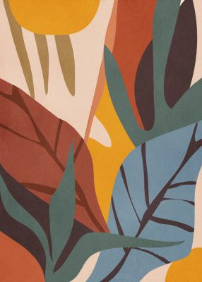 Vibrant Leaf Tapestry