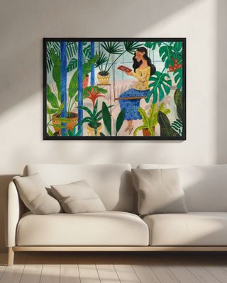 Reading in the Tropical Greenhouse