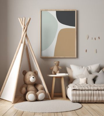 Organic Shapes in Muted Tones