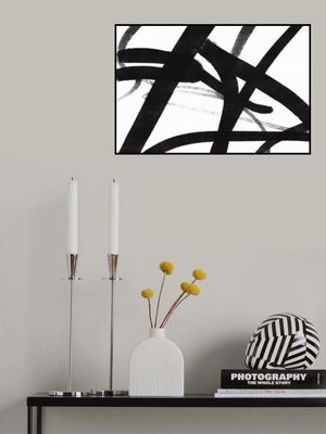 Bold Black Brushstrokes