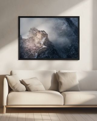 Peach blossom snow of the Great Wall