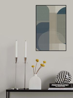 Woven Blue and Neutral Abstract Layers 2