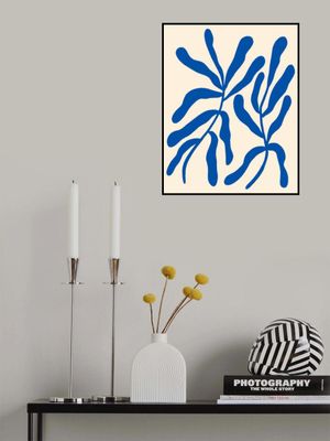 Blue Stylized Branches