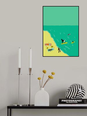 Cats beach day humour surfing