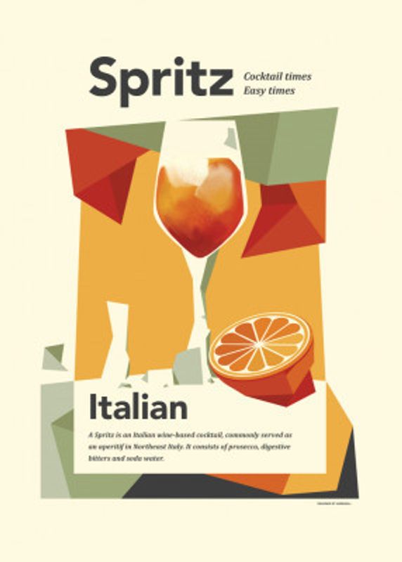 Aperol spritz print