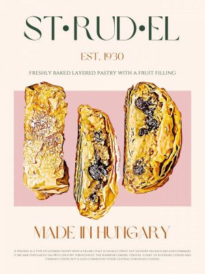 Golden Strudel Slice