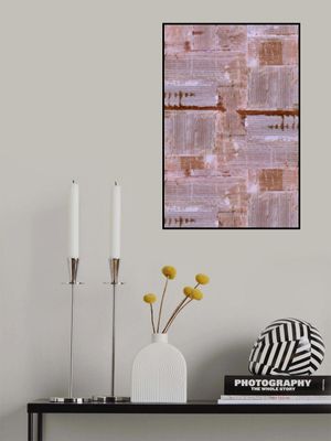 Cinnabar Soft Lines Texture No1 Print