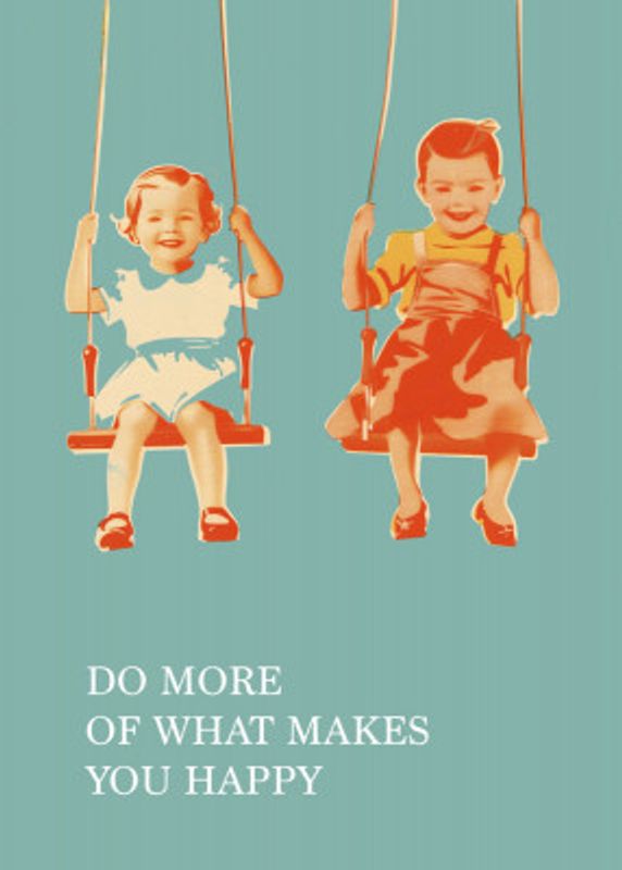 Two Little Girls On Swings