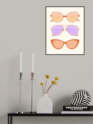 Orange Retro Sunglasses