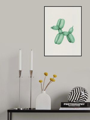 Green Balloon Dog