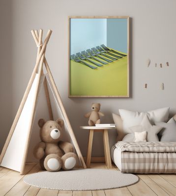 A very simple still life with forks