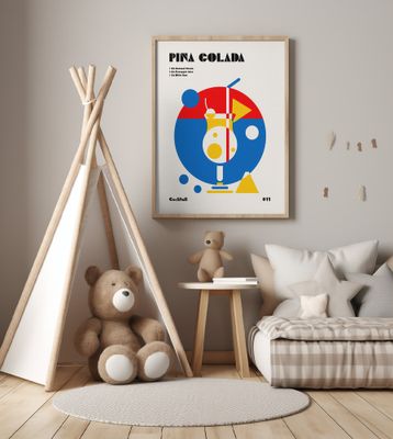 Pina Colada Bauhaus Cocktail