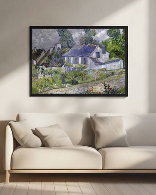 Vincent Van Gogh's Houses At Auvers (1890) Famous