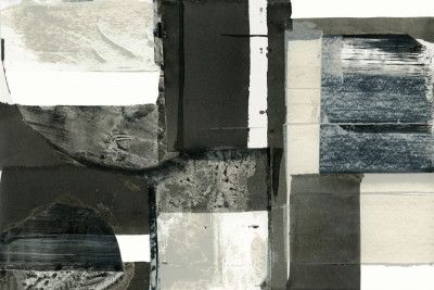 Monochrome Black Abstract Shapes Light 1