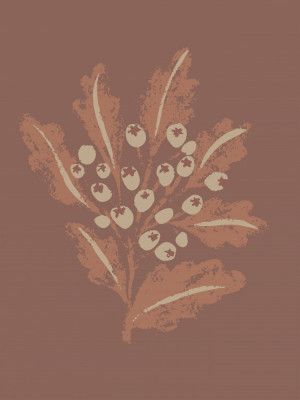 Textured Mocha Foliage