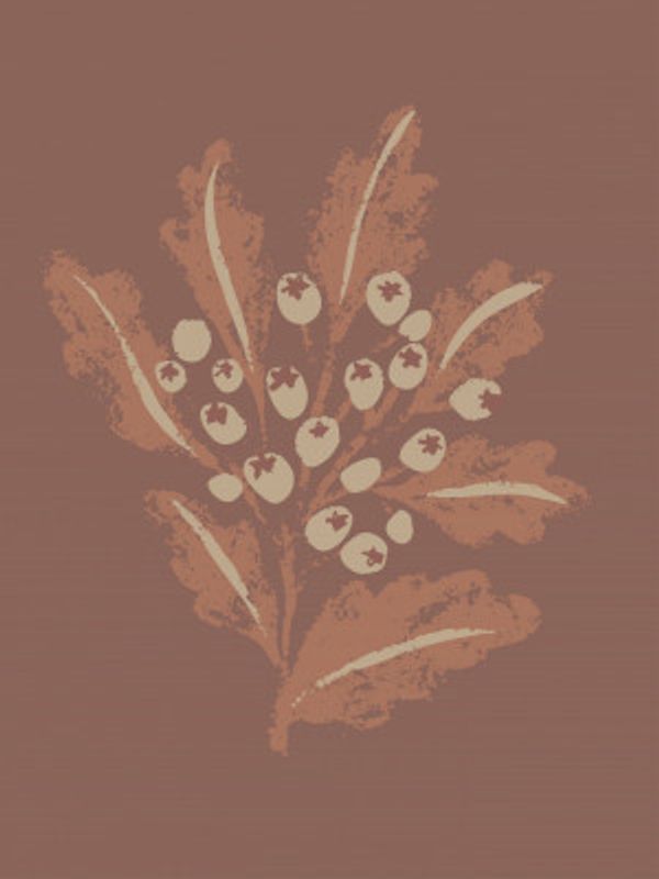 Textured Mocha Foliage