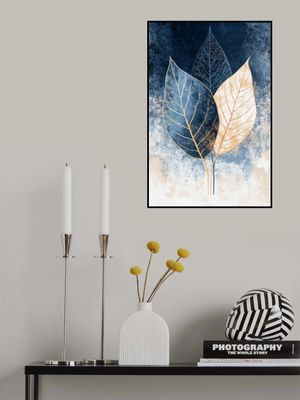 Abstract Leaves in Blues 1