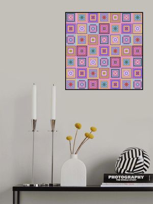 Colorful digital grandma squares I