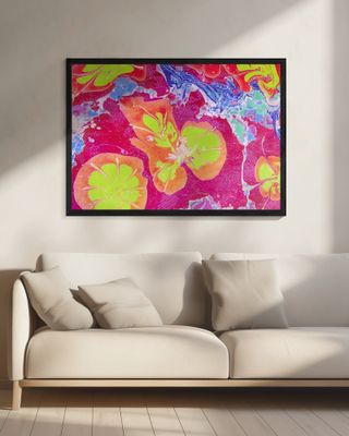 Colorful psychedelic art print  nº3