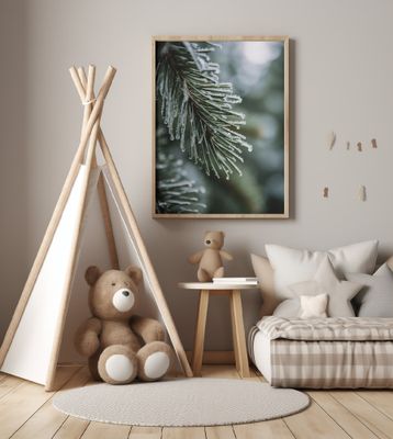 Frozen Pine Whispers