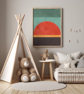 Colorful geometric composition 1