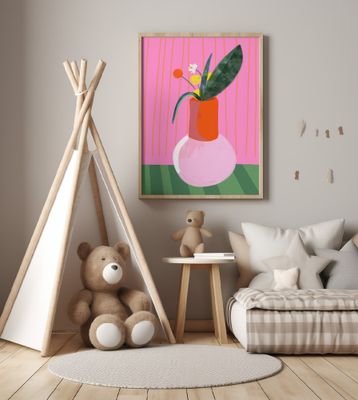 Vibrant Vase Display