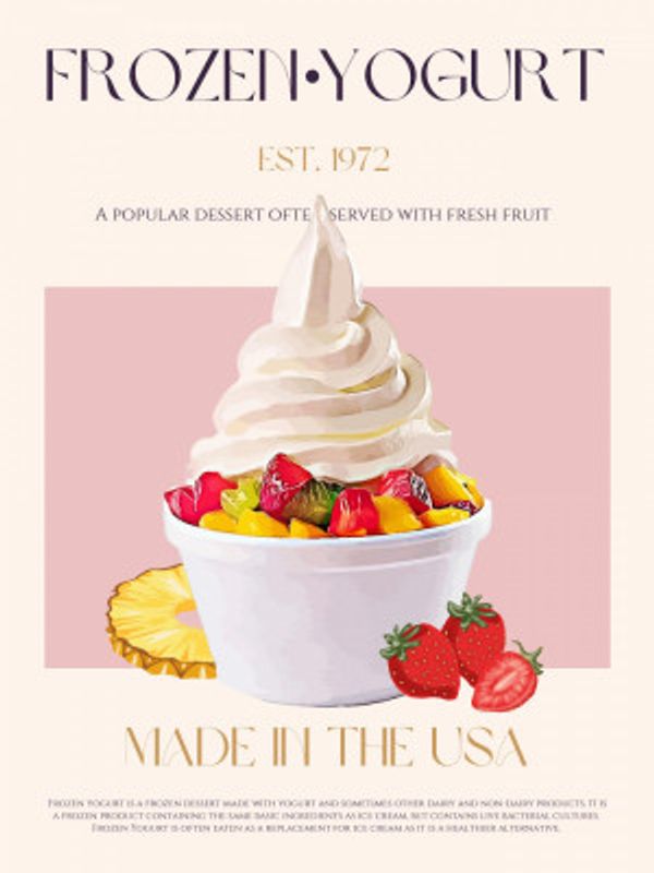 Swirl of Frozen Yogurt