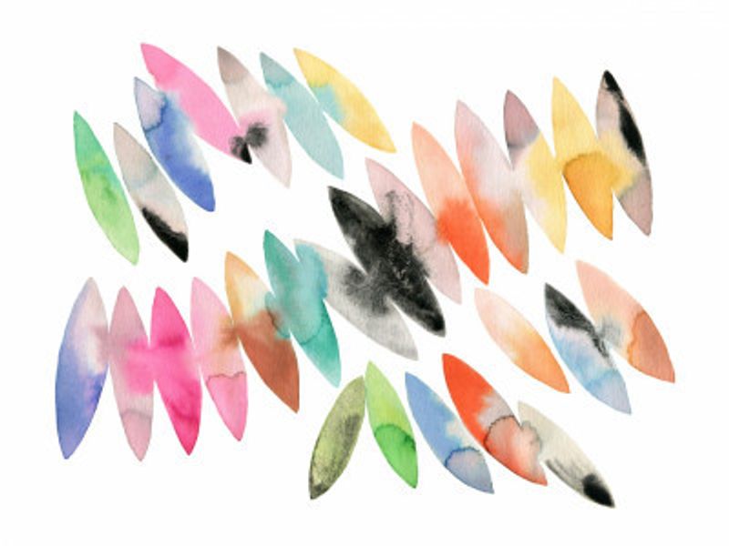 Surf Abstract Colorful Iii